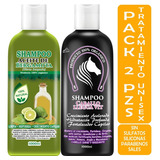 Shampoo Aceite De Bergamota 1l + Shampoo Cola De Caballo 1l