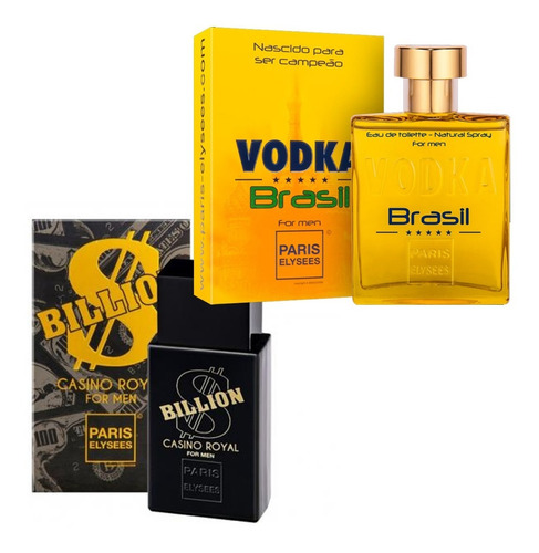 Billion Casino Royal + Vodka Brasil Amarelo - Paris Elysees