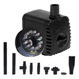 Bomba De Agua Sumergible Con 12 Luces Led 10w Ultra Silencio