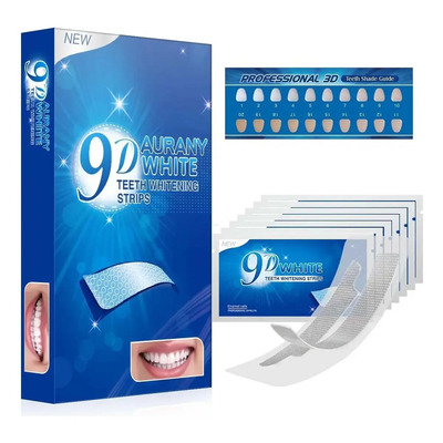 Tiras Blanqueadoras Dentales 9d White 14 Unidades Higiene Bu | Envío gratis