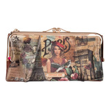 Cartera Catalina Nicole Lee Estampada Broche Kisslock Fw22