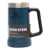 Kit 2 Canecas Térmicas De Cerveja Stanley 709ml 5h Gelado Cor Azul Liso