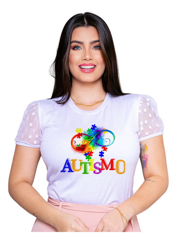 Blusa T-shirt De Luxo - Autismo