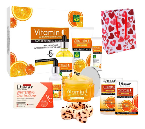Kit Vitamina C Mas Acido Hialuronico Anti-arrugas 