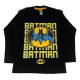 Remera Batman Gótica Batiseñal Dc Infantil Super Heroe