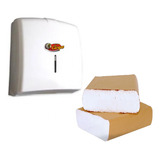 Combo Kit Dispenser Y Toallas Intercaladas Blanco(5956-2885)