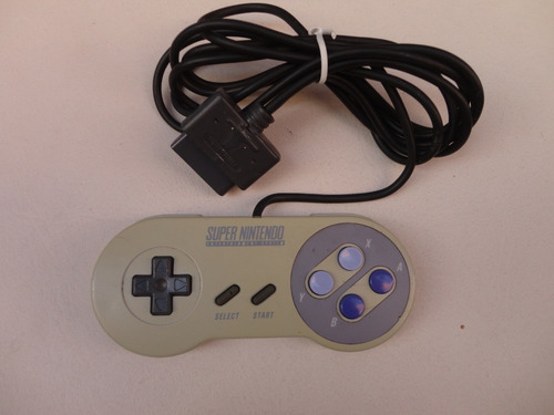 2 Controles Originais Snes Com Trincado No Conector Funciona