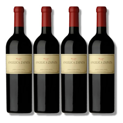 4 Und Vinho Argentino Tinto Angelica Zapata - Malbec Catena | Frete grátis