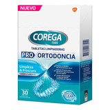 Tabletas Limpiadoras Pro Ortodoncia 30u Corega