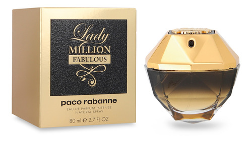 Fragancia Para Dama Lady Million Fabulous Intense 80 Ml Edp 