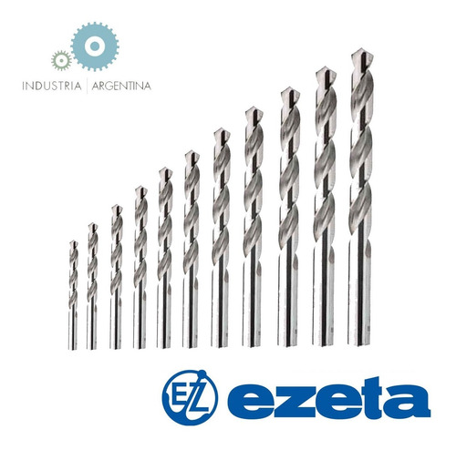 Kit Set Mechas Acero Rapido Hss Ezeta 1.00 A 11.00 Mm Ind Argentina Buloneria