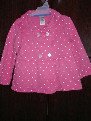 Chaqueta Campera Abrigo Carters 18m Mimo Cheeky Grisino Zara