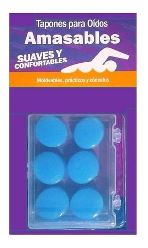 Tapones Para Oídos Silicona Incolorax 6 Lisfar