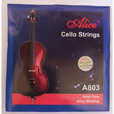 Cuerdas Para Cello 4/4 Nucleo De Acero