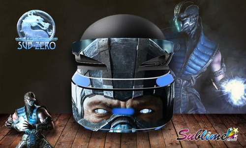 Skin Para Óculos Playstation Vr Skin Ps Vr Sub Zero