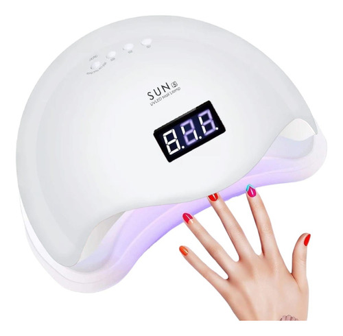 Lámpara Led Uñas Secador Uña Uv 48w