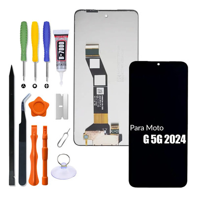 Pantalla Para Moto G 5g 2024 Motorola Xt2417-1/2 Display Negro