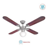 Ventilador Techo Madera 4 Palas Reversible Liliana Vthm214 