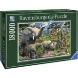 Puzzle 18000 Peças - At The Waterhole - Ravensburger