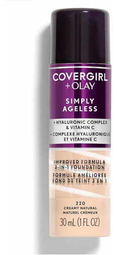 Covergirl+olay Simply Ageless Base De Maquillaje 3 En 1
