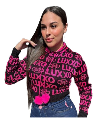 Blusa Cropped Luxxo Oficial Tricô Linho  