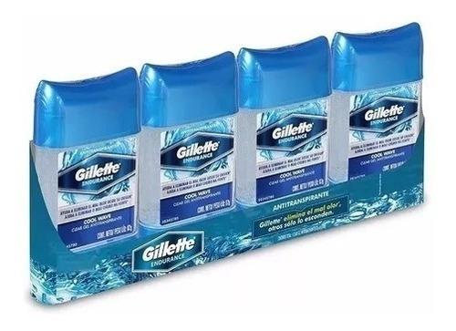 Gillette Clear Gel, Antitranspirante De Gel, Incluye 4 Pack