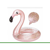 Boia Inflável Flamingo Rose Gigante Piscina 90cm - Snel
