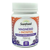 Magnesio + Inositol 700 Mg 60 Cáps. Sunfood Clinacal