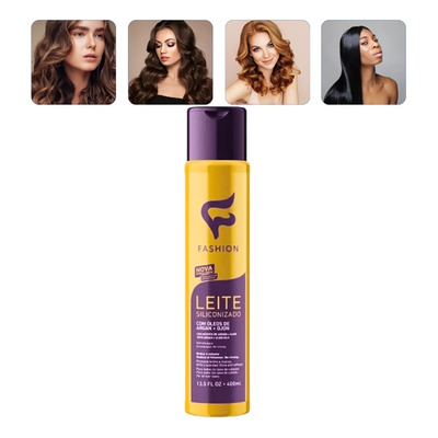 Kit 5 Leite Siliconizado Argan E Ojon Anti Frizz Leave In
