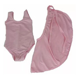 Kit Roupa Bailarina De Ballet Collant E Saia