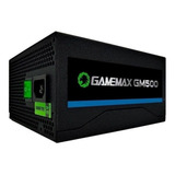 Fuente De Poder Para Pc Gamemax Gm-500 500w  Negra 100v/240v