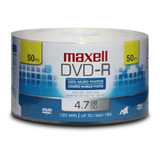 50 Dvd-r Maxell Nuevos No Imprimibles