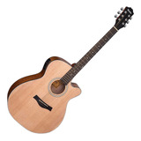 Violão Eletroacústico Shelby Sn61c Stnt Nylon C/ Afinador