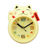 Reloj Despertador - Reloj Chino Con Diseño De Gato De La Sue