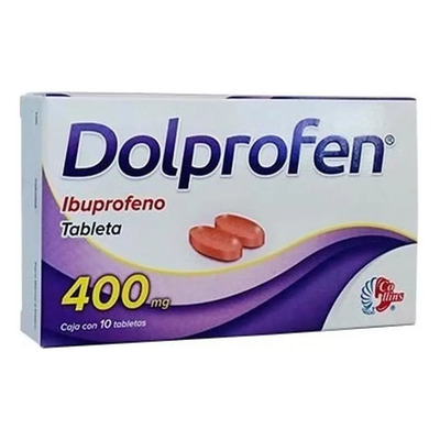 Dolprofen Tableta 400 Mg, 10 Tabletas | MercadoLibre
