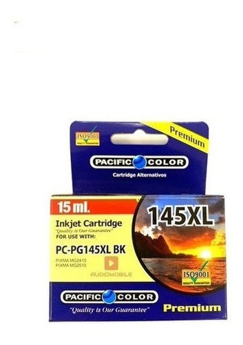 Tinta Alternativa Canon 145xl Negro 15ml * Envío Gratis *