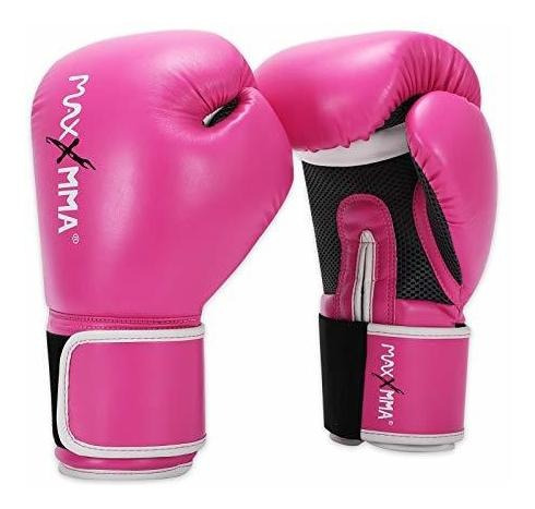 Guantes De Boxeo Maxxmma Pro Style Para Hombres Y Mujeres