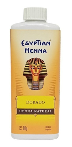 Henna Egyptian Dorado O Rubio Claro X90grs Perfumeria Ricky