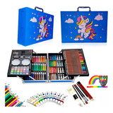 Kit Dibujo Set De Arte Para Niños 142 Pcs