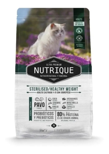 Nutrique Gato Sterilised X 2kg