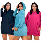 Blusa Moletom De Frio Inverno/outono Forro Lã Confortável