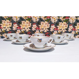 Juego De 6 Tazas Para Te De Porcelana Limoges C