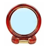 Espelho De Aumento 3x Dupla Face Plástico Pequeno (marrom) Cor Da Moldura Marrom