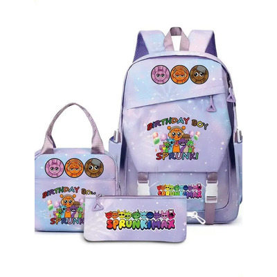 Mochila Estampada Rhythm Box Sprunki, Bolsa De Ombro, Estojo