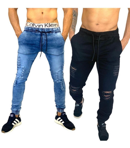 Kit 2 Calças Jogger Masculinas Estilosa E Confortável E