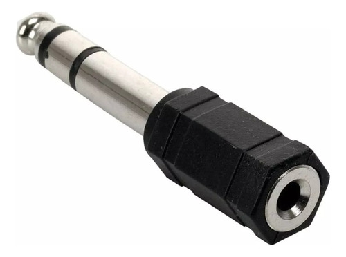 Adaptador Audio Jack Entrada 3.5mm Plug Salida 6.3mm Estereo