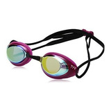 Goggles De Nadar Dama Espejado Silicona Policarbonato Racing