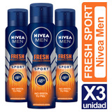 Desodorante Nivea Fresh Sport Pack De 3 Unidad 150ml