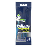 Máquina Para Afeitar Gillette  Prestobarba Ultragrip2 Sensitive Descartable 3 U