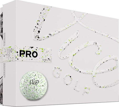 Pelotas De Golf Vice Vice Pro Drip Version Lima/black Drip